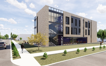 New Residence Hall Architectural Rendering Exterior Concept 2