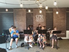 Jazz Group performing in Stir & Bustle