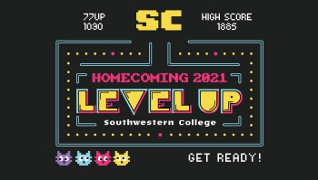 Homecoming 2021 Logo - Level Up Theme