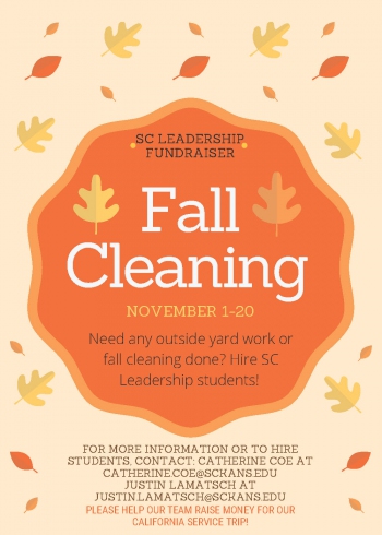 2021 Fall Cleaning Poster