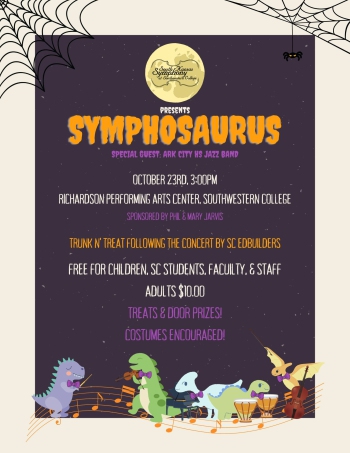 SKS Symphosaurus Concert Poster