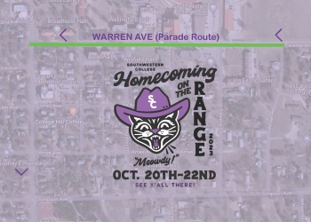 2023 Homecoming Parade Route