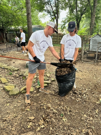 Freshman Work Day - 2023 Leaf Raking